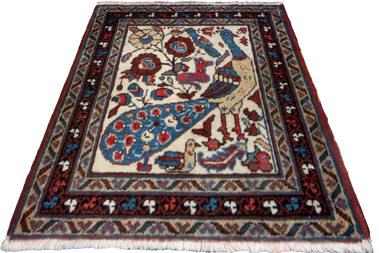 Thumbnail 3 for Persian Heriz Rug 72305