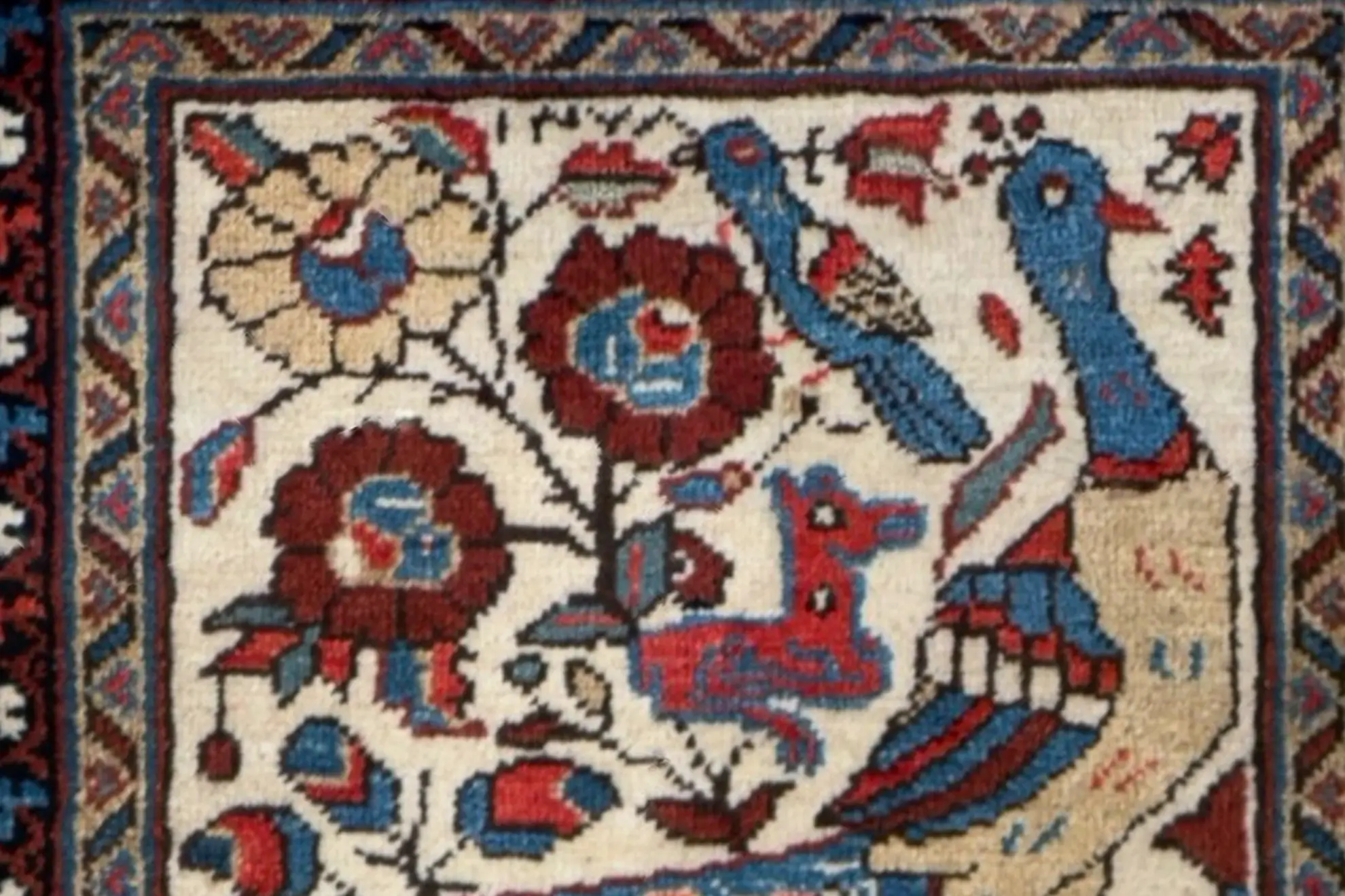 Thumbnail 15 for Persian Heriz Rug 72305