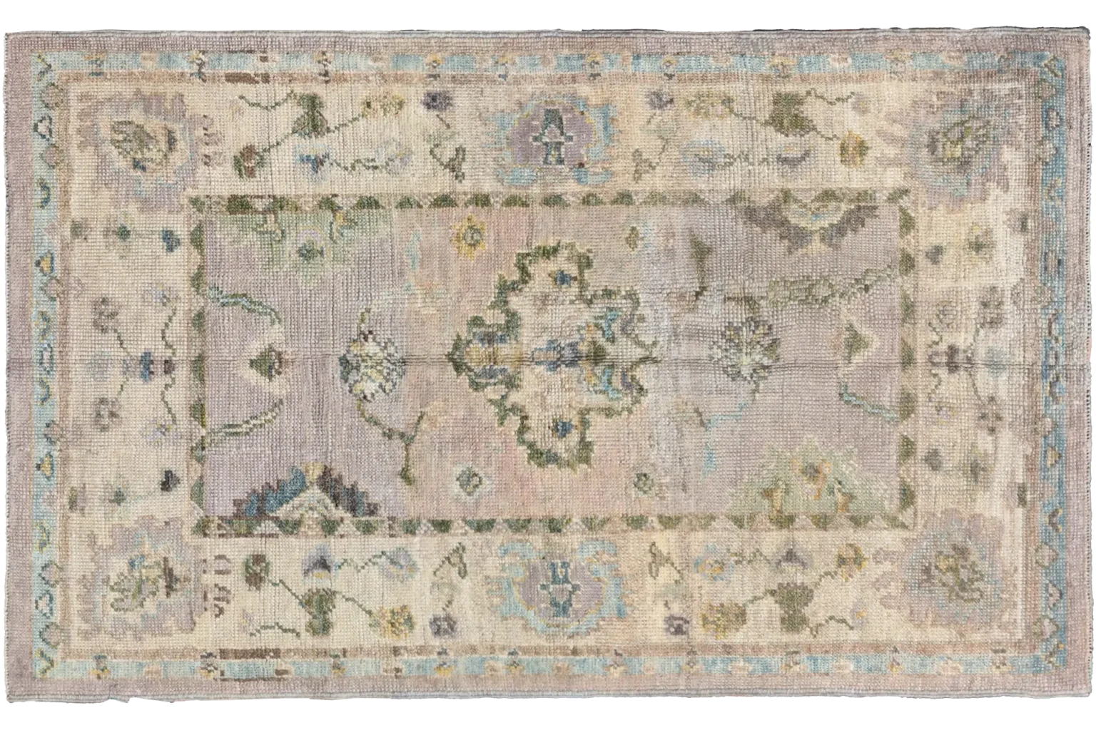 Thumbnail 14 for Turkey Oushak Tribal Rug 95875