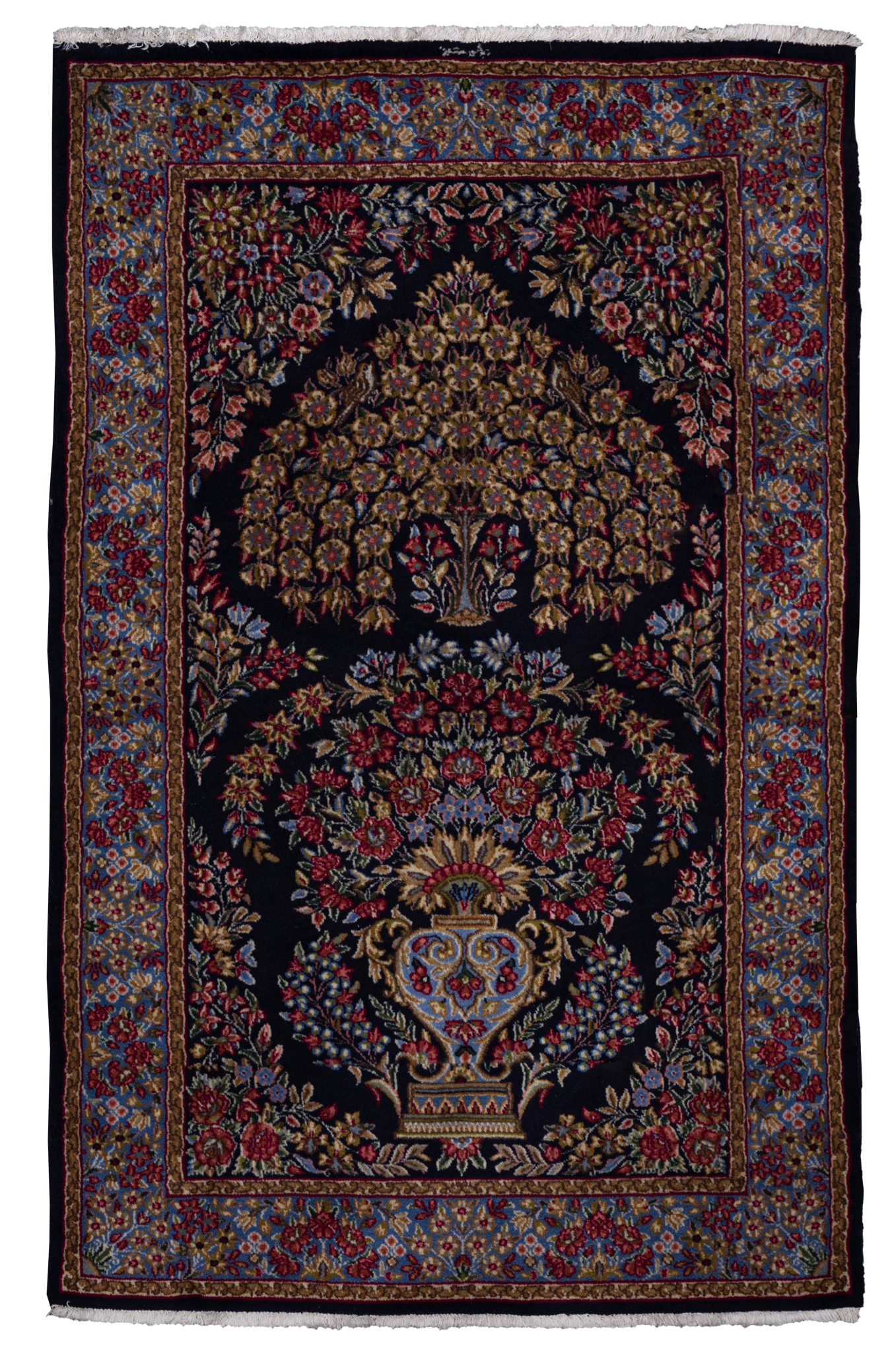 Thumbnail 5 for Antique Persian Kerman Transitional Rug 11011