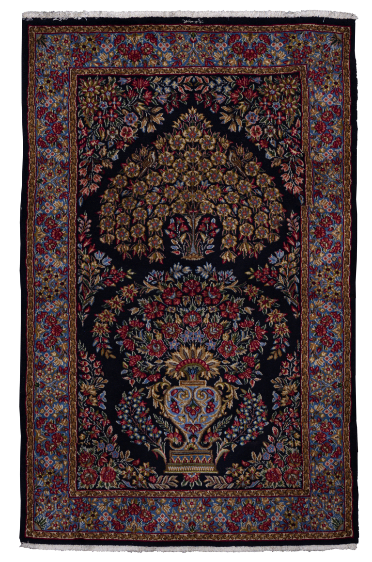 Thumbnail 15 for Antique Persian Kerman Transitional Rug 11011