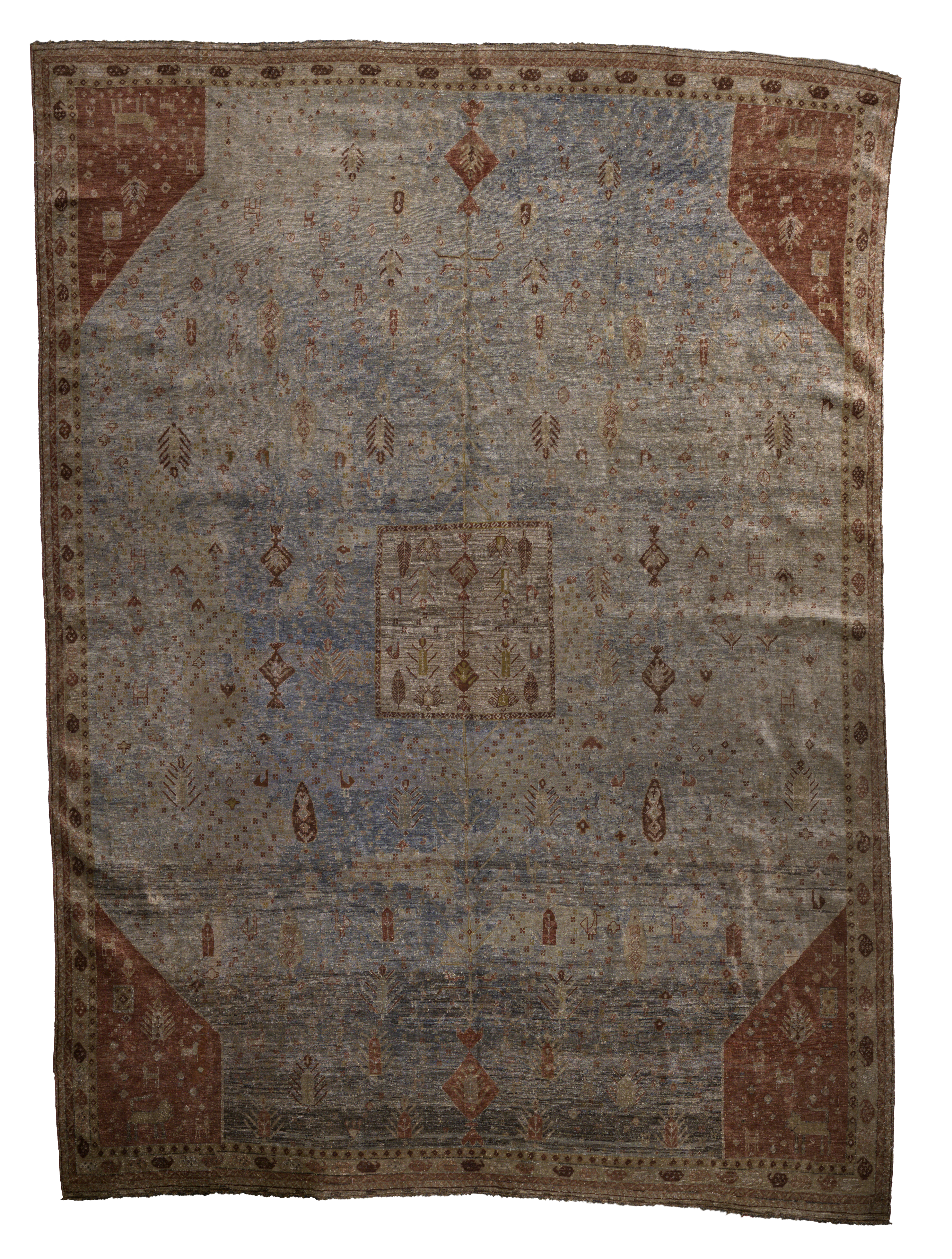 Thumbnail 2 for Antique Persian Shiraz Transitional Rug 75606