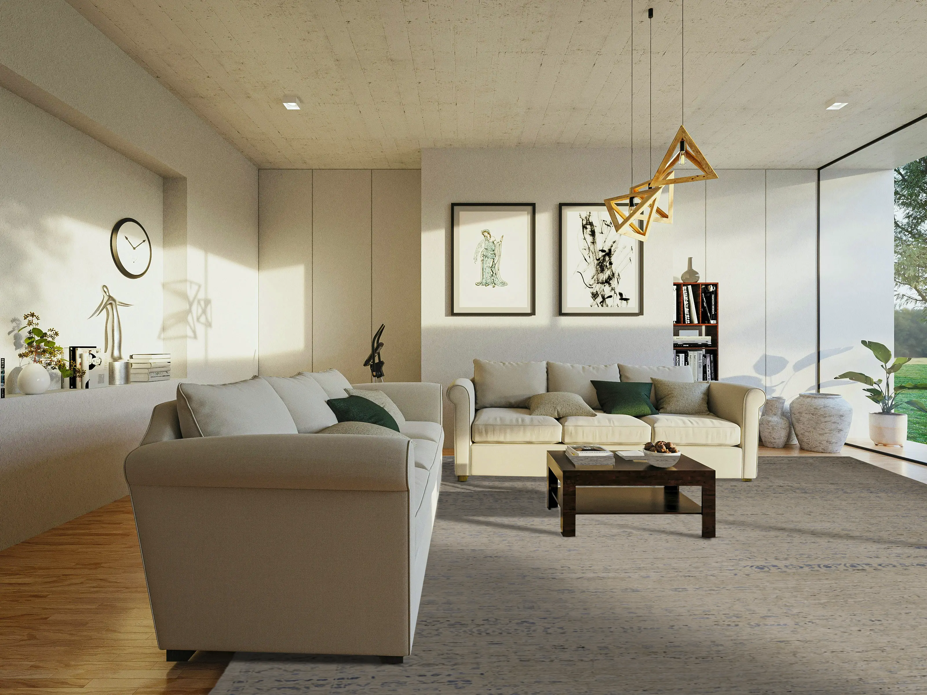 Thumbnail 2 for Afghanistan Oushak Transitional Rug 70697