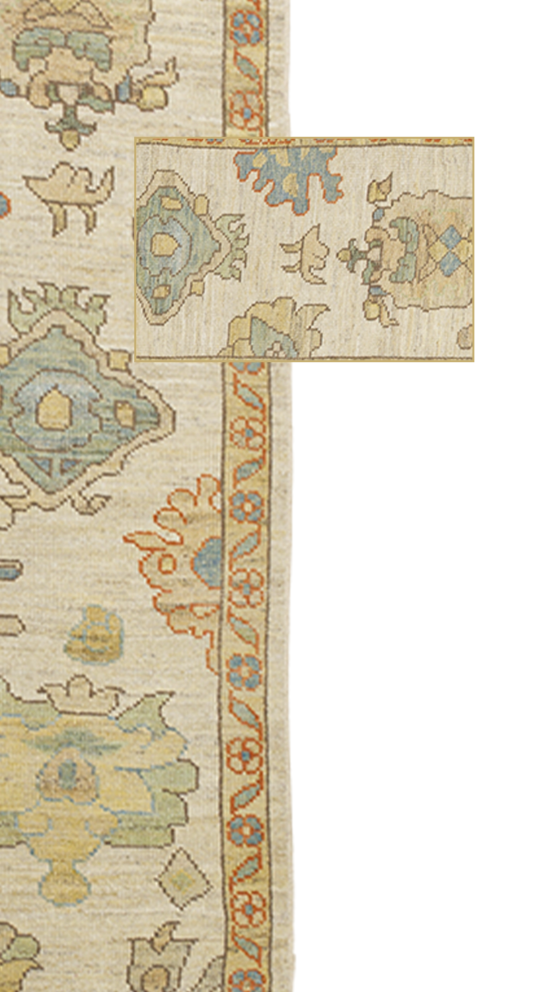 Thumbnail 14 for Turkey Oushak Tribal Rug 95638