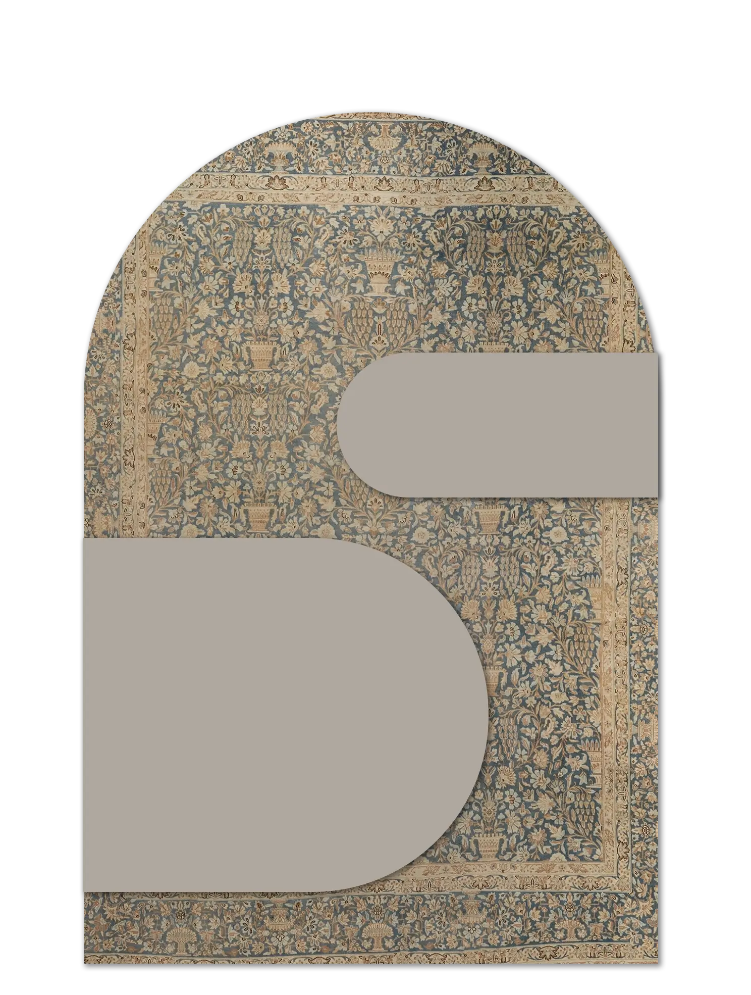 Thumbnail 4 for Antique Persian Kerman Traditional Rug 97745