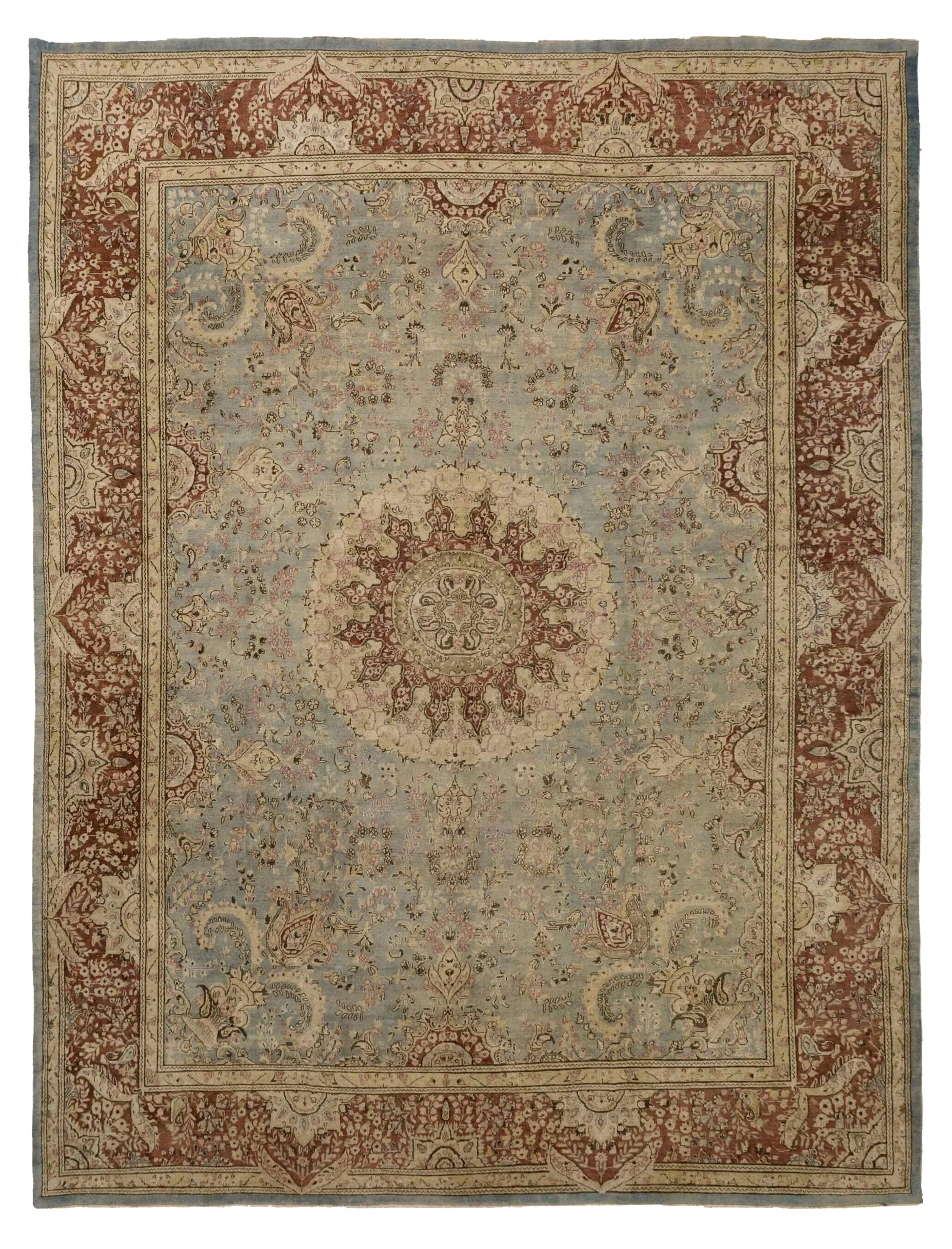 Thumbnail 2 for Antique Persian Kerman Transitional Rug 11644