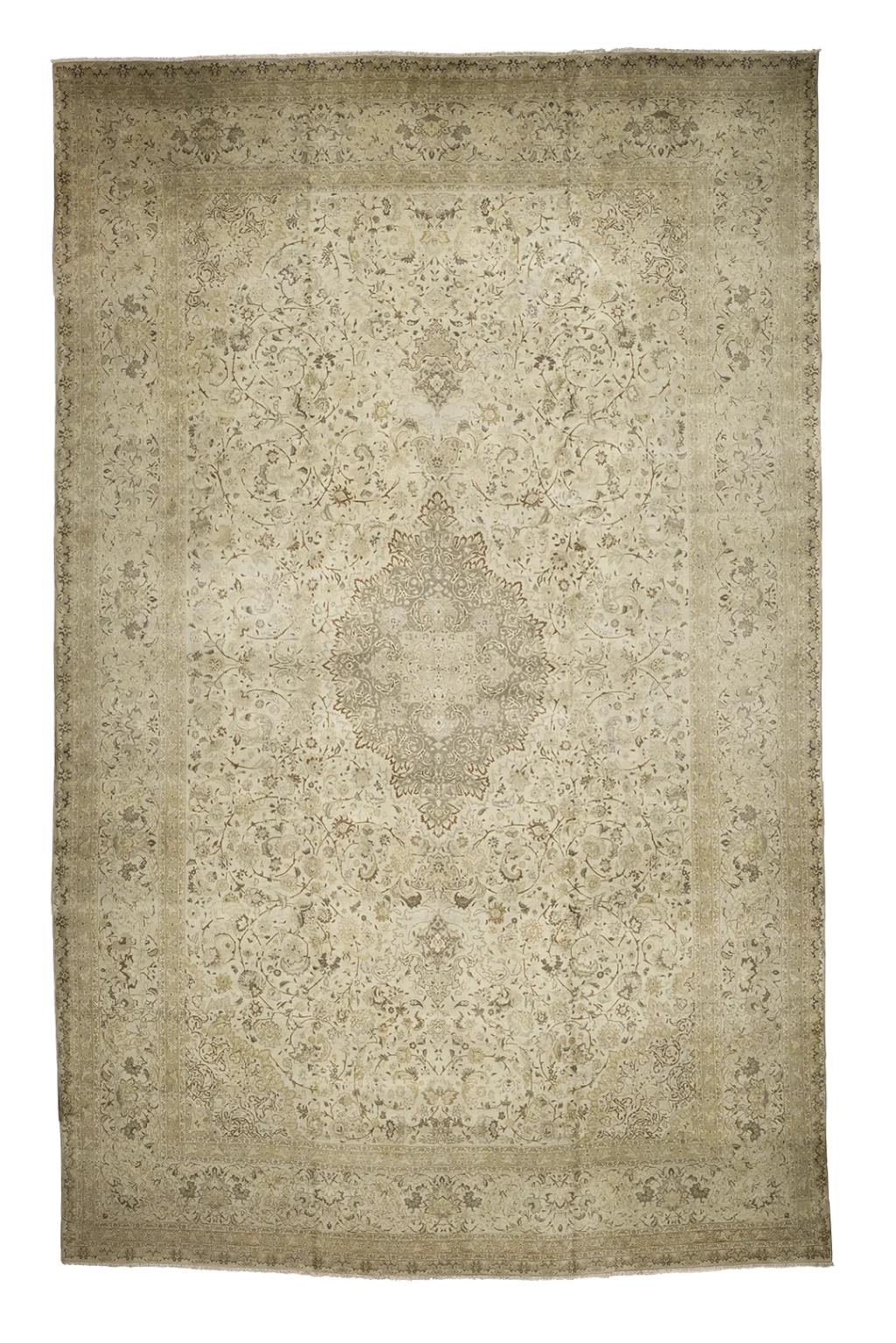 Thumbnail 13 for Antique Persian Tabriz Transitional Rug 10420