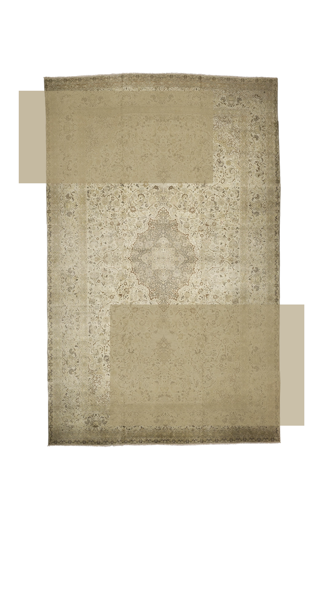 Thumbnail 8 for Antique Persian Tabriz Transitional Rug 10420