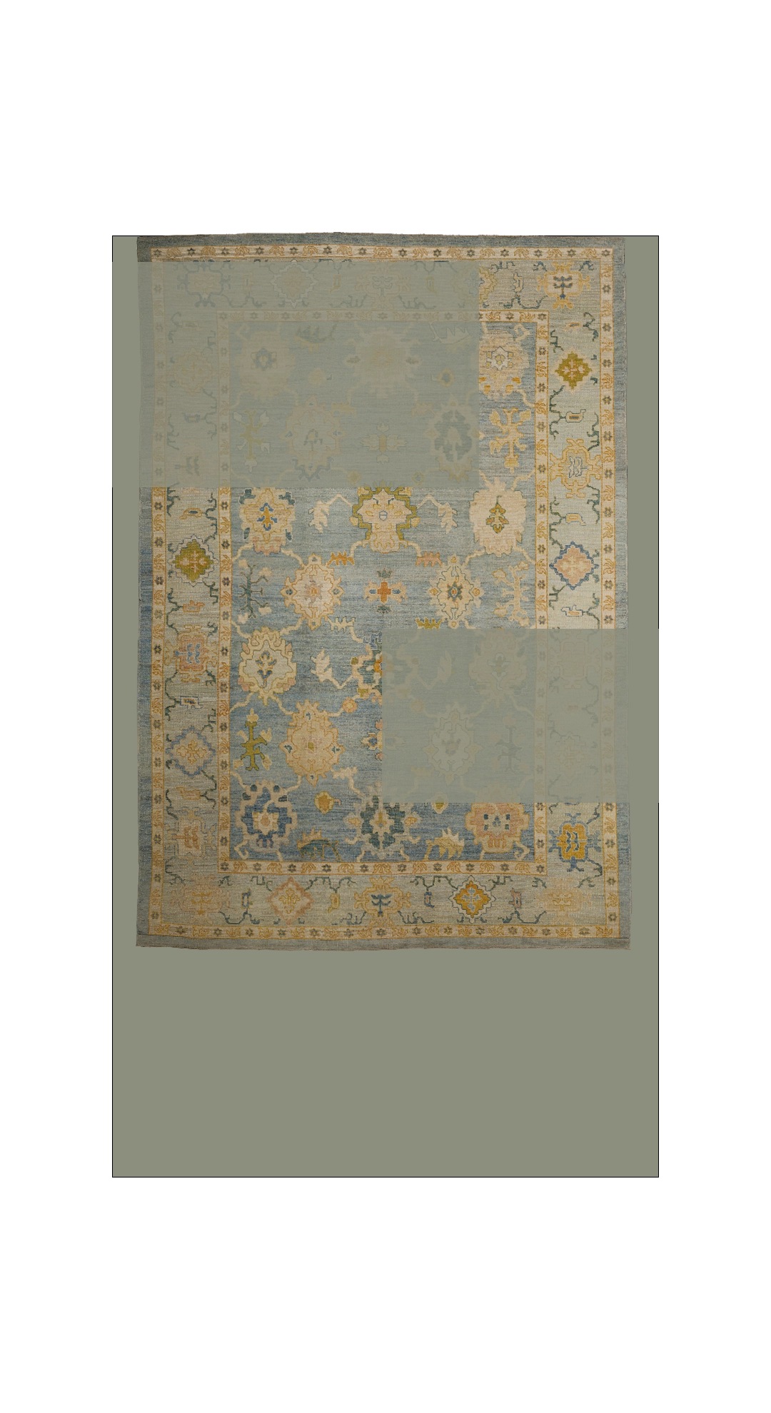 Thumbnail 2 for Turkey Oushak Traditional Rug 98962
