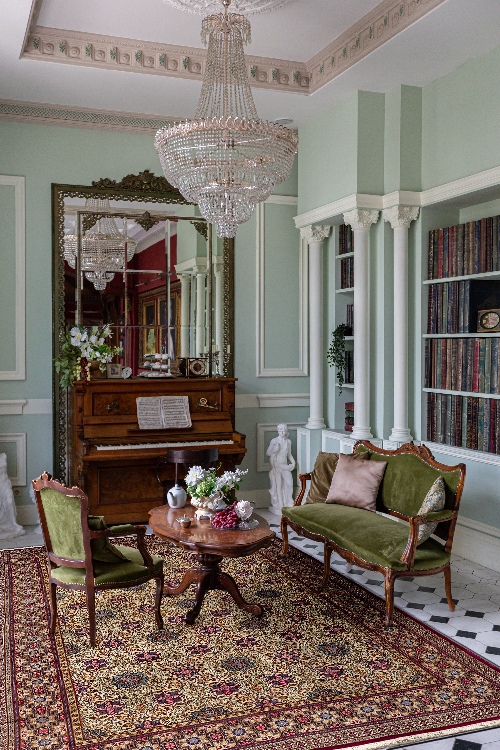 Thumbnail 2 for Persian Kashan Traditional Rug 10322