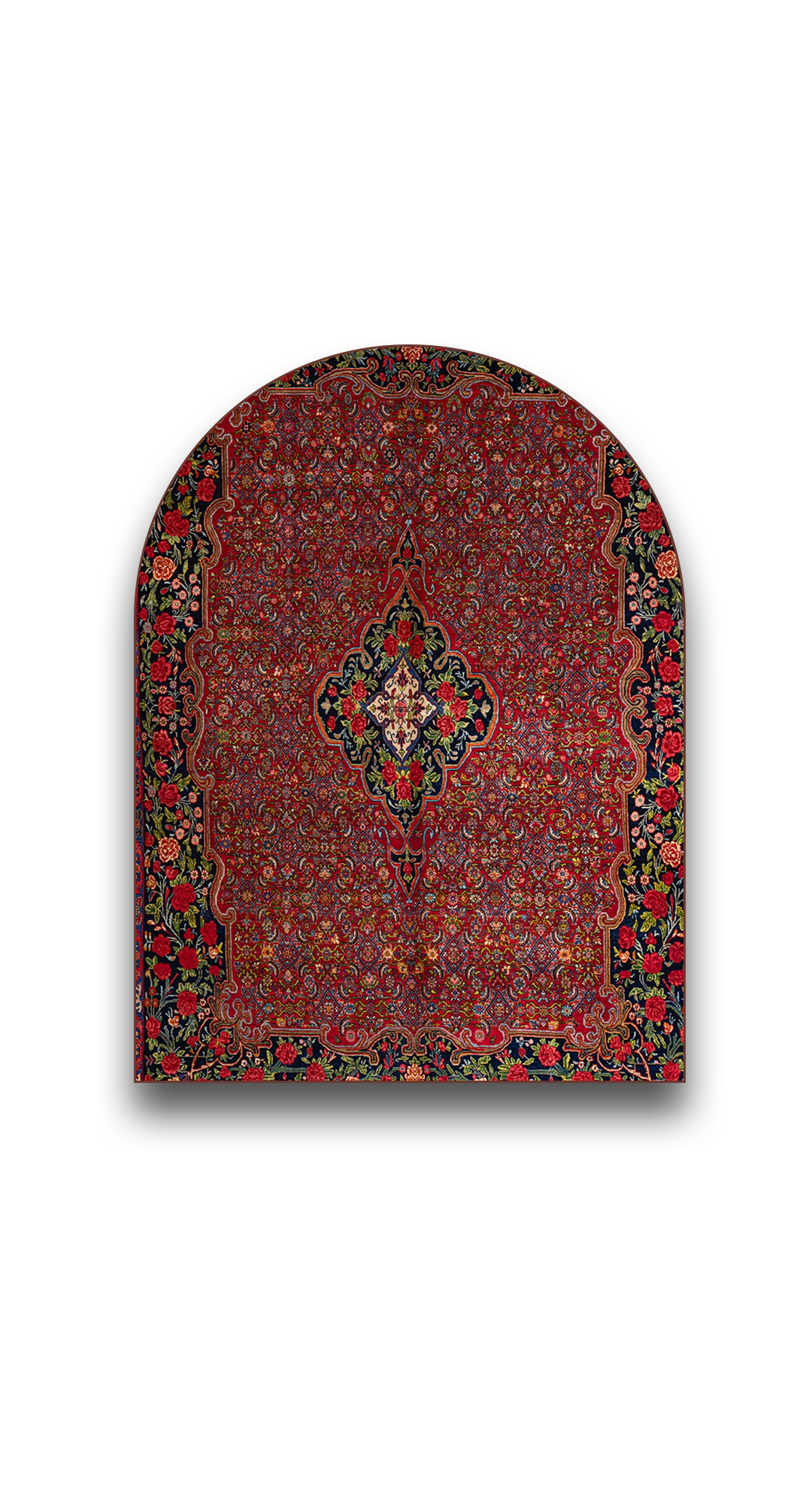 Thumbnail 14 for Antique Persian Bijar Traditional Rug 75440