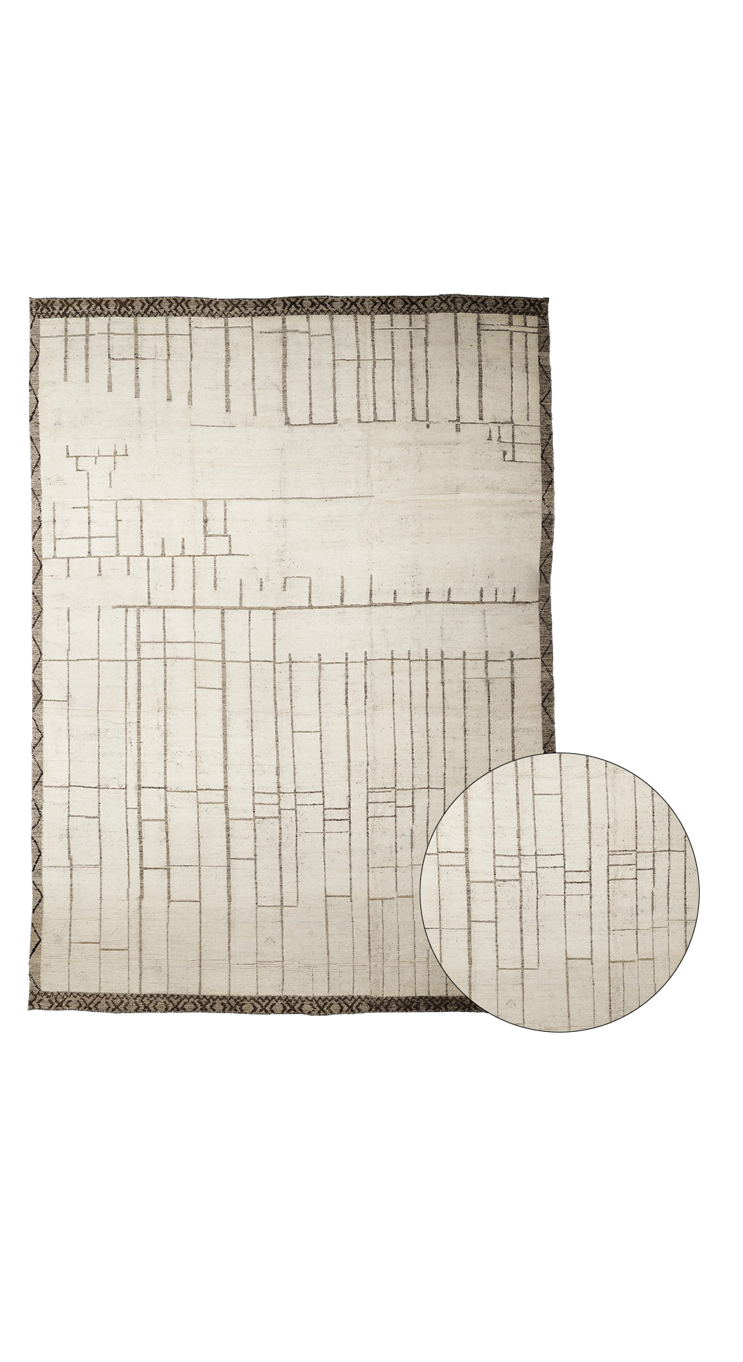 Thumbnail 15 for Afghanistan Moroccan Tribal Rug 94350