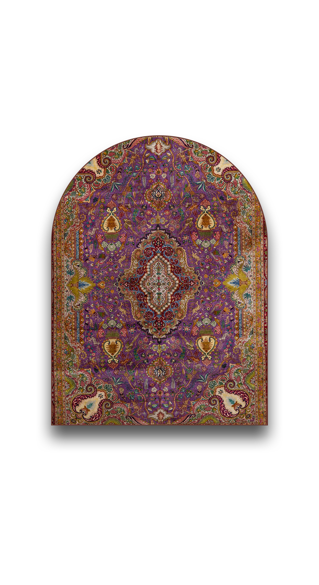 Thumbnail 4 for Persian Tabriz Traditional Rug 97236